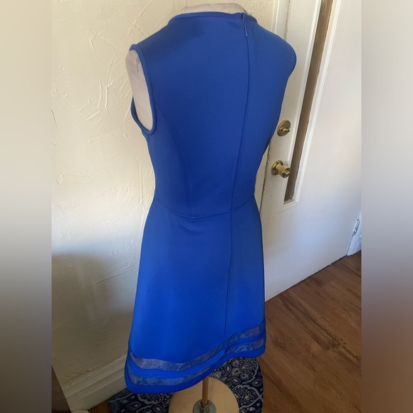 Calvin Klein Electric Blue Dress -Sz 10- Event, Evening, Church - Picture 2 of 4